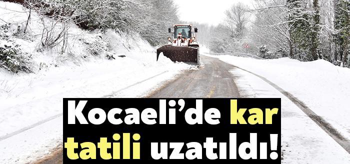 Kocaeli İl Umumi Hıfzıssıhha Kurulu, Kocaeli’de devam eden kar yağışı