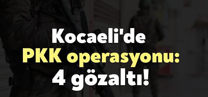 Kocaeli İl Jandarma Komutanlığı ekipleri tarafından PKK/KCK Terör örgütüne yönelik