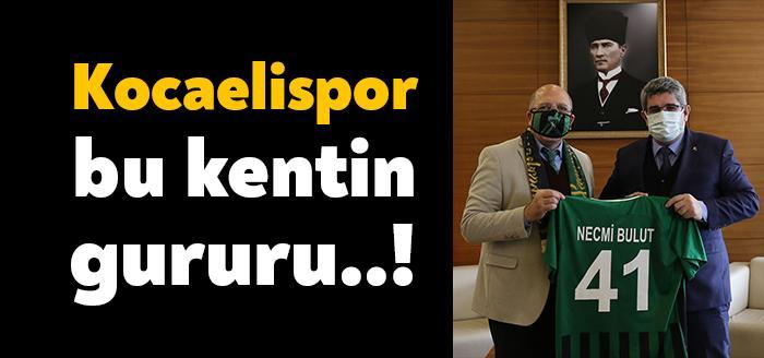 Kocaeli Ticaret Odası Başkanı Necmi Bulut ve yönetimi, Kocaelispor 1.