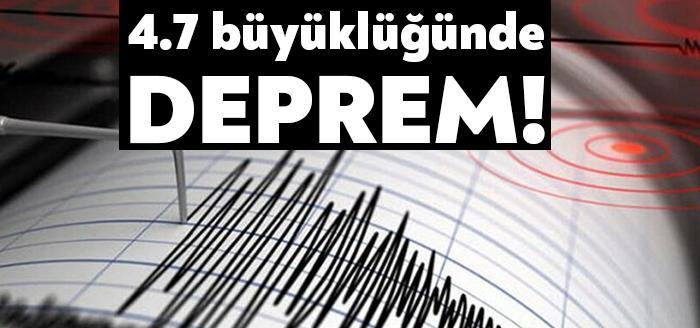 AFAD, Konya'nın Tuzlukçu ilçesinde saat 18.51'de 4,7 büyüklüğünde bir deprem