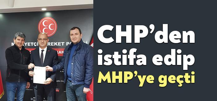 Kartepe Eşme’nin tanınan simalarından Saffet Kaplan, CHP’den istifa ederek MHP’ye