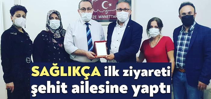 Kocaeli Sağlık Çalışanları Derneği'nden bir vefa örneği.. SAĞLIKÇA yönetimi