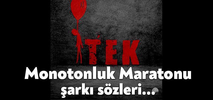 Sagopa Kajmer Herkesin Monotonluk Maratonu şarkı sözleri yeniden gündem oldu.