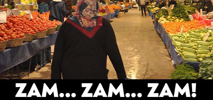 Pazar ve marketler sebze meyve fiyatlarındaki artış nedeniyle vatandaş tepkili.