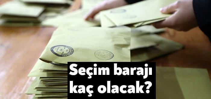 Yüzde 10 olarak uygulanan seçim barajının yüzde 7’ye düşürülmesi yönünde