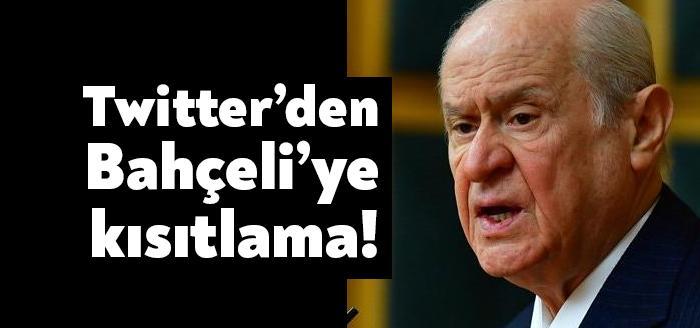 Sosyal paylaşım ağı Twitter, MHP Genel Başkanı Devlet Bahçeli'nin Boğaziçi