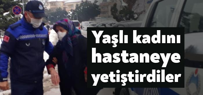 Kentimizde etkili olan kar yağışına karşılık yoğun şekilde küreme ve