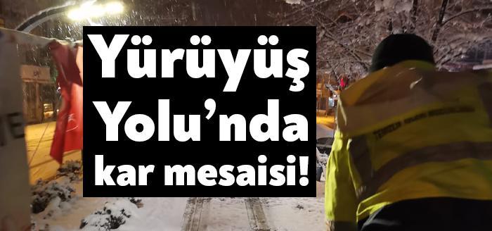 İzmit Belediyesi, kent merkezinin en işlek noktası olan Yürüyüş Yolu’nda