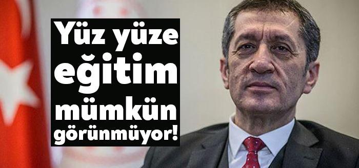 Bakan Selçuk ayrıca, ''Salgının seyri nedeniyle tüm sınıfların aynı anda