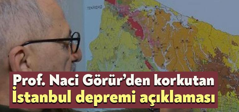 Prof. Dr. Naci Görür, depremde en fazla İstanbul'un Avrupa yakasında