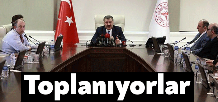 Koronavirüs Bilim Kurulu, Sağlık Bakanı Dr. Fahrettin Koca başkanlığında saat