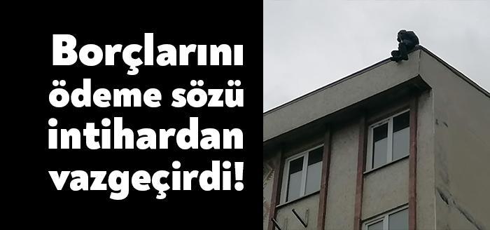 Borçları sebebiyle bunalıma giren şahıs, 6 katlı binanın çatısından intihara