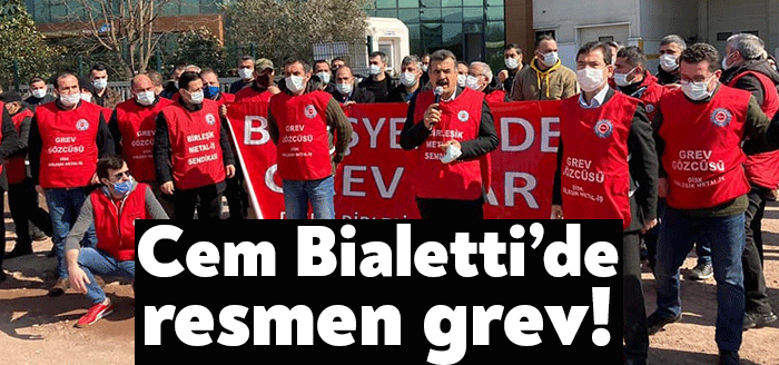 Cem Bialetti fabrikasında 11 Kasım 2020 günü başlayan toplu sözleşme