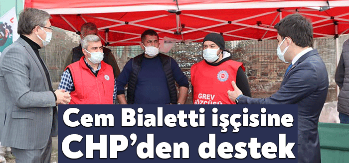 TİS sürecinde anlaşmaya varılamaması sebebiyle greve çıkan Cem Bialetti fabrikasındaki