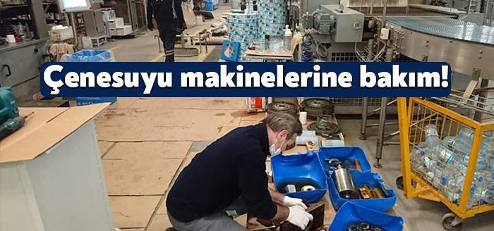 Çenesuyu’nda bir yandan yatırımlar sürerken diğer taraftan tesislerde bulunan makinelerin