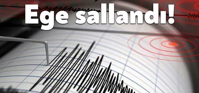 Ege Denizi'nde Girit Adası'nın güney batısı açıklarında 4,1 büyüklüğünde deprem