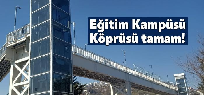 Sekapark 2. Etap ile Eğitim Kampüsü tramvay durağı arasına yapılan