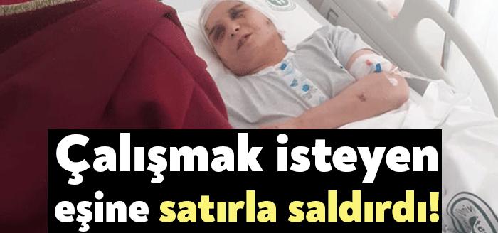 ocaeli'nin Darıca ilçesinde, Osman Taştan (65), çalışmasını istemediği eşi Naciye