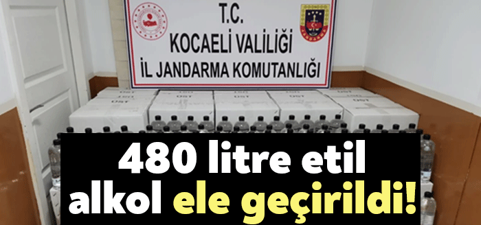 Kocaeli İl Jandarma Komutanlığınca, kaçakçılıkla mücadele kapsamında yapılan operasyonda 480