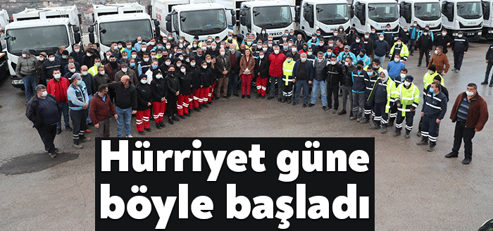 Emekçilere verdiği önemi toplu iş sözleşmelerinde ortaya koyan İzmit Belediye