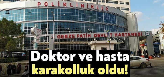 Gebze Fatih Devlet Hastanesi’nde önceki gün hamile bir hasta ve