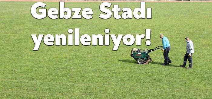 Ocak ayında ihalesi yapılan Gebze Alaettin Kurt Stadı yenileme çalışmalarına