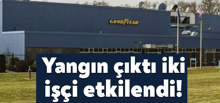 Kocaeli Başiskele’de bulunan Goodyear fabrikasında yangın çıktı. Yangını söndüğrmeye çalışan