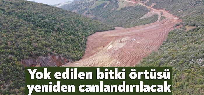 Kocaeli Büyükşehir Belediyesi Hereke dolgu sahasında ağaçlandırma çalışması yaptı. Önce