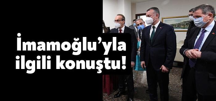 Kocaeli Valisi Seddar Yavuz  İstanbul Büyükşehir Belediye Başkanı Ekrem İmamoğlu'na