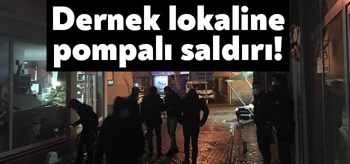 İzmit Karabaş Mahallesinde bulunan bir derneğe ait lokalde pompalı tüfekle