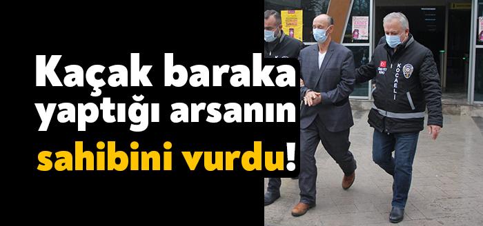 Gölcük Yunus Emre Mahallesinde babasının arsasında ailesinden izin alarak baraka