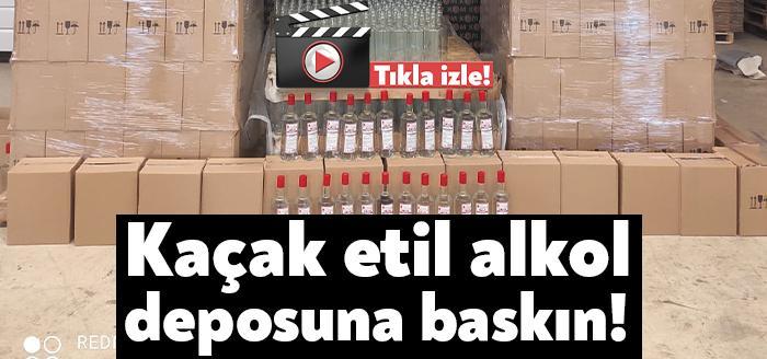 Kocaeli Emniyet Müdürlüğü ekipleri tarafından Başiskele’de bulunan bir depoda yapılan
