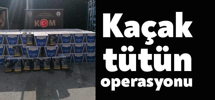 Kocaeli Emniyet Müdürlüğü ekipleri tarafından durdurulan araçta yapılan aramalarda çok
