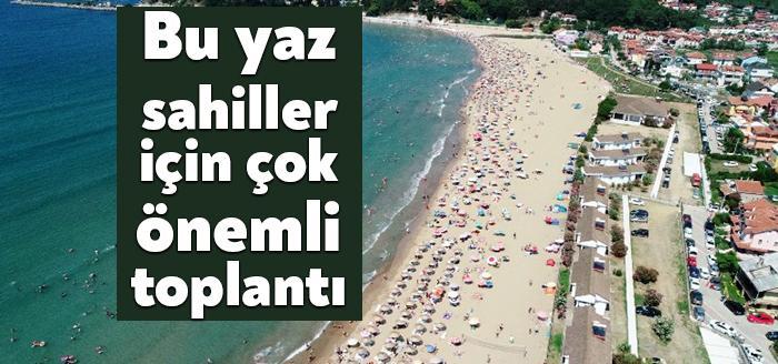 Kandıra sahillerini konu alan toplantıda 2021 yüzme sezonunda yapılacak çalışmalar
