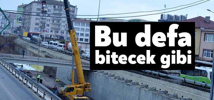 Büyükşehir Belediyesi tarafından yapılan ve daha önce defalarca duran, müteahhiti