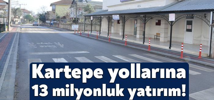Kartepe yollarının daha konforlu olması amacıyla yapılan ihaleye 16 firma