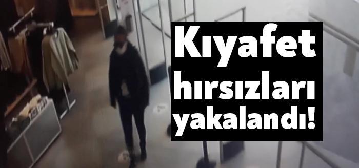 İzmit’te girdikleri giyim mağazalarından hırsızlık yaptıkları belirlenen yabancı uyruklu 3