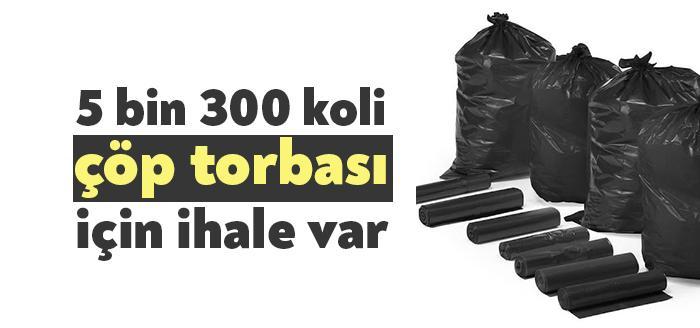 Kocaeli Büyükşehir Belediyesi, 2021 yılında kullanılacak çöp torbalarının alımı için