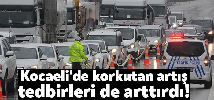 Kocaeli’de vaka sayılarındaki artışın ardından denetimler sıklaştırıldı. Polisin, sokağa çıkma