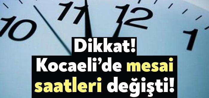 Yeni Kontrollü Normalleşme kararları kapsamında Kocaeli Büyükşehir Belediyesi ve Kocaeli