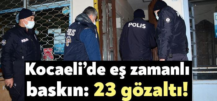 Kocaeli Emniyet Müdürlüğü ekipleri tarafından işledikleri çeşitli suçlardan aranan şahıslara
