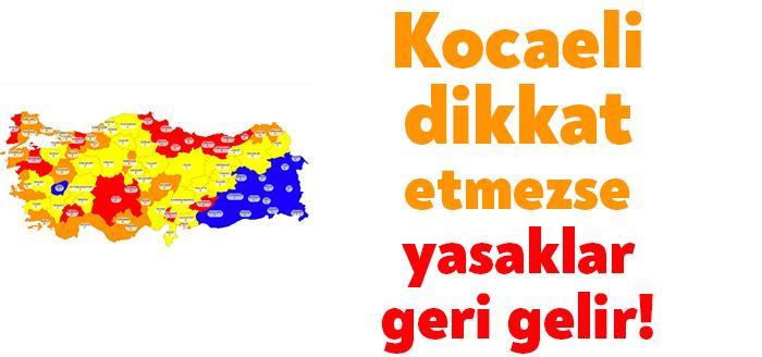 Kocaeli yüksek riskli illerden!