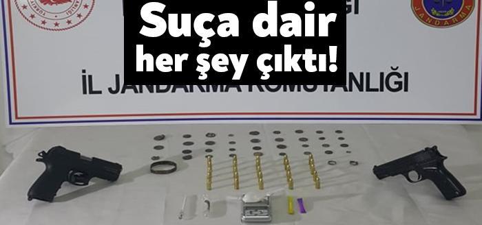 Kocaeli İl Jandarma Komutanlığı ekiplerince Ş.Ş. adlı şahsın iş yerinde
