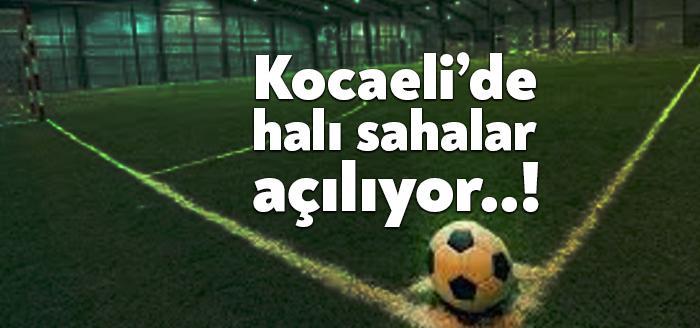 Kocaeli genelinde yer alan halı sahalar ve yüzme havuzları kullanıma