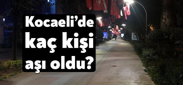 Kocaeli'de kaç kişi aşı oldu? Sosyal medya hesabı Twitter üzerinden