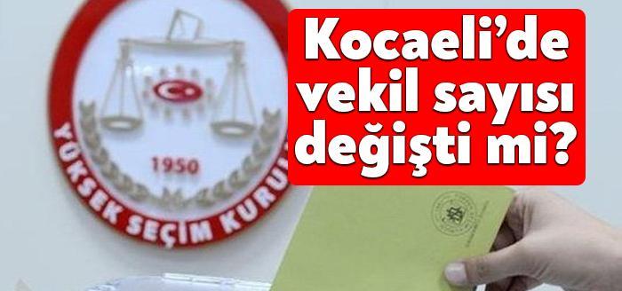 Yüksek Seçim Kurulu, son nüfus sayımına göre her seçim çevresinin