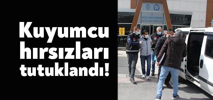 Kocaeli'de yandaki dükkanın duvarını delerek kuyumcuya giren hırsızlar 81 bin