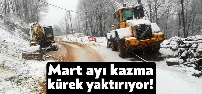 Büyükşehir Belediyesi Karla Mücadele ekipleri kentin yüksek kesimlerinde etkisini gösteren