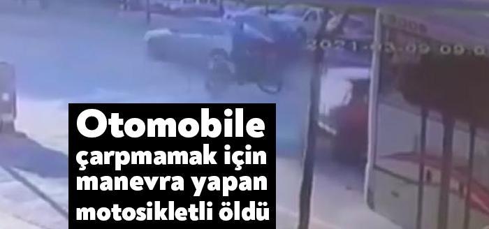 Kocaeli'nin Gebze ilçesinde, yola çıkan otomobile çarpmamak için manevra yapınca
