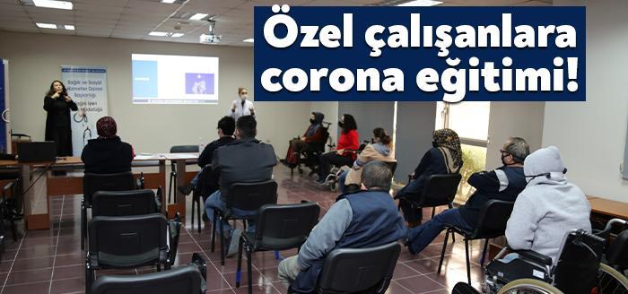 Kocaeli Büyükşehir Belediyesi Sağlık İşleri Şube Müdürlüğü’nce engelli personele işaret